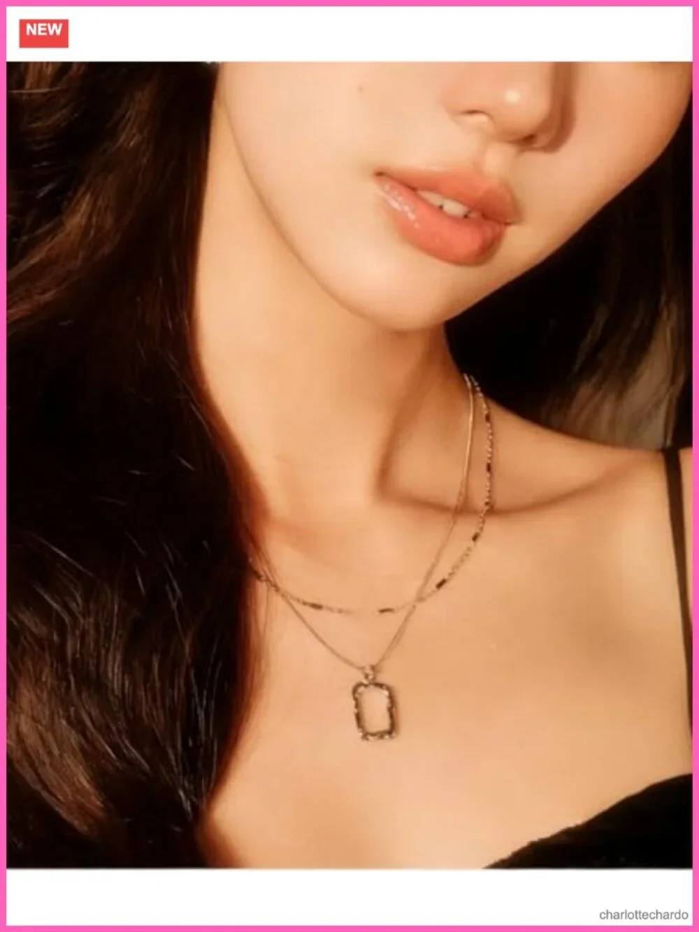 14K Gold Plated Layered Choker Necklace Stainless Steel Women